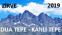 Dua Tepe 3488 - Kanl Tepe 3372 m.